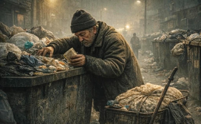 60 орчим насны нэг ах өглөө болгон хогийн цэг дээр ирдэг байв...