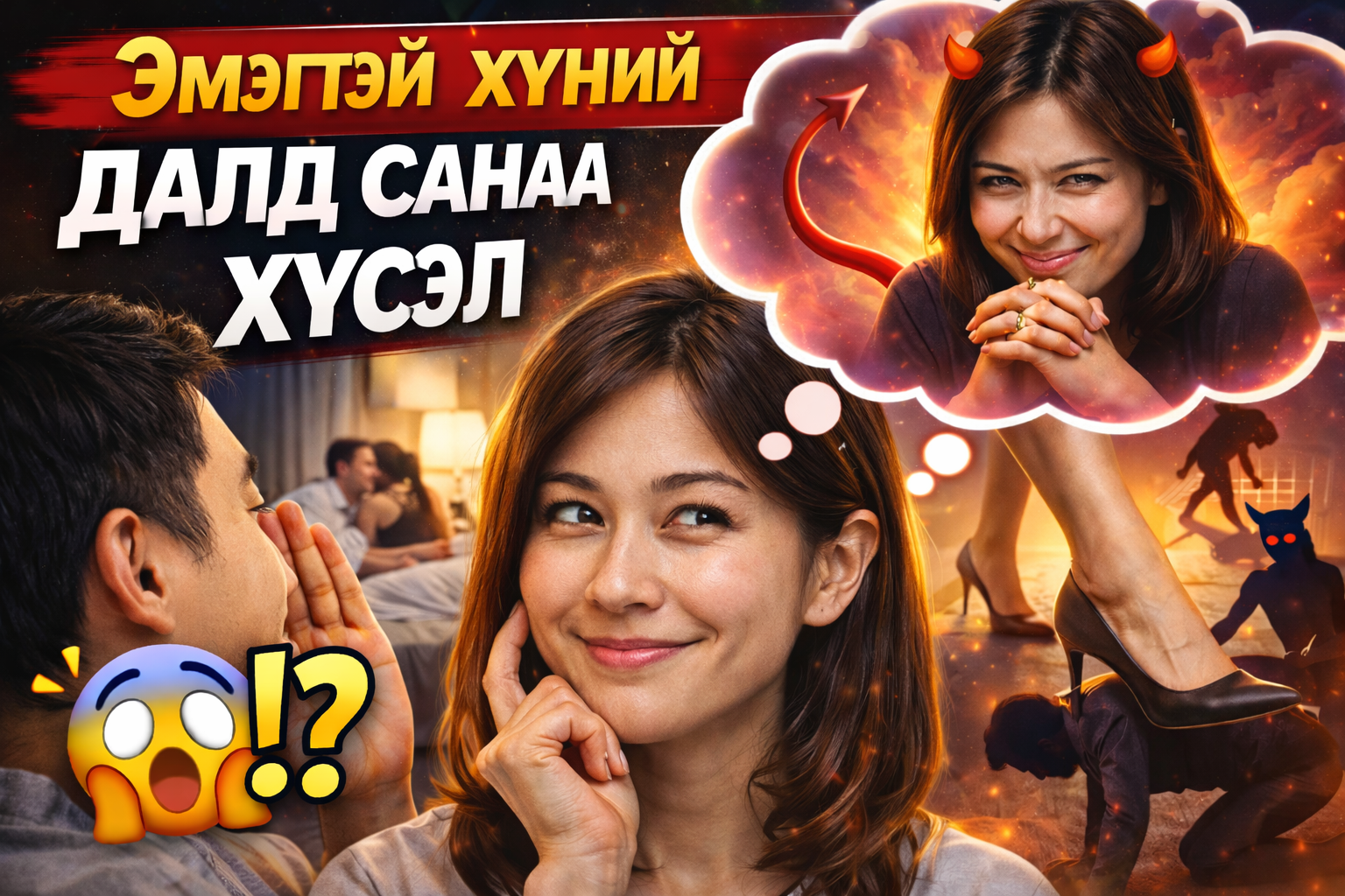 Эмэгтэй xүн бүp ийм нэгэн нyyцxaн хүсэлтэй байдаг шүү дээ