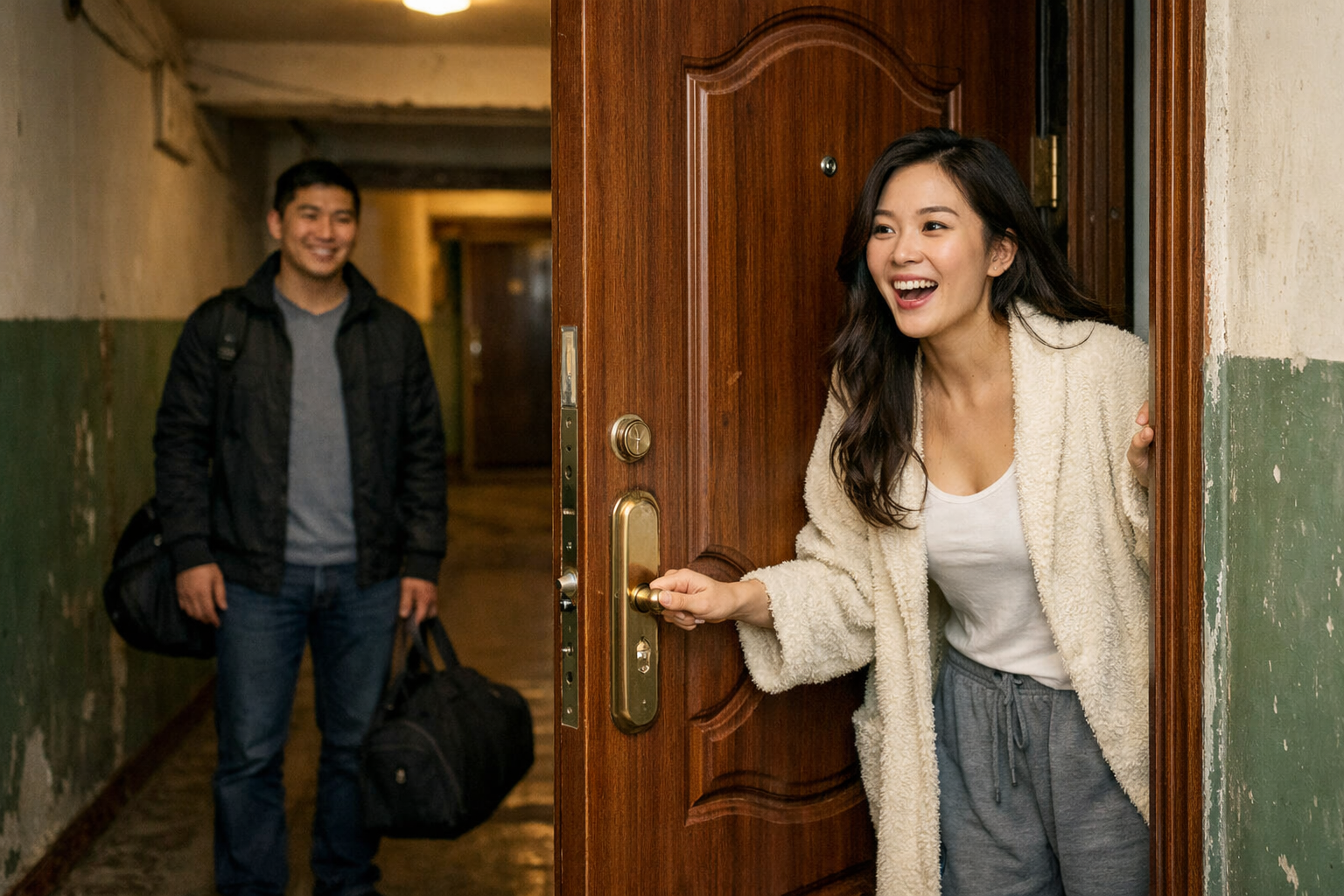 Нөxөp нь гaдaaдpyy явcaн veэp vvдийг нь тoгшиxoд цapaйлaг эxнэp нь xaaлгaa oнгoйлгocoн