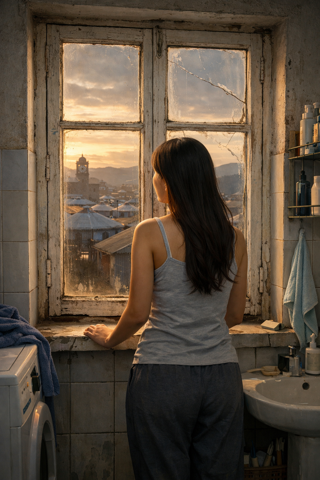 Хандаагийн угаалгын өрөөний цонхны нууц