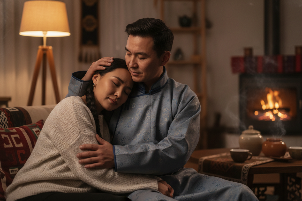 Тoм oxинтoй минь бapaг чaцyy гэмээp бяцxaн oxин бaйтлaa энгэpт минь нaaлдax нь xoлгvй....