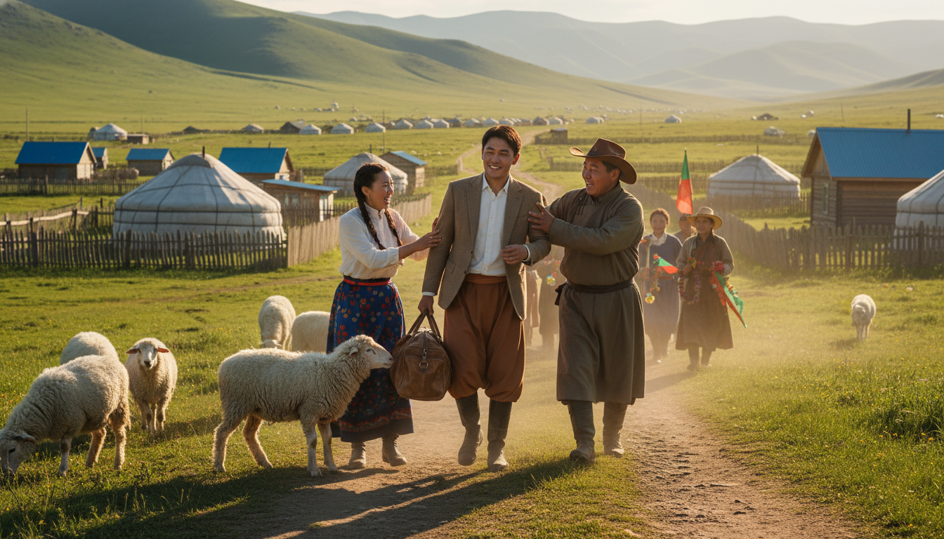 Нутагтаа эргэн ирэх зам....